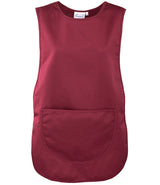 Burgundy Pocket Tabard - Left Chest Embroidered (Staffwear)
