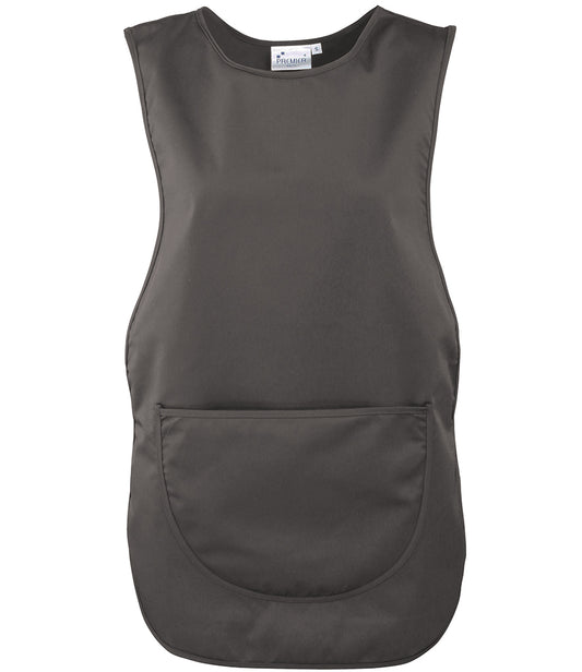 Dark Grey Pocket Tabard - Left and Right Chest