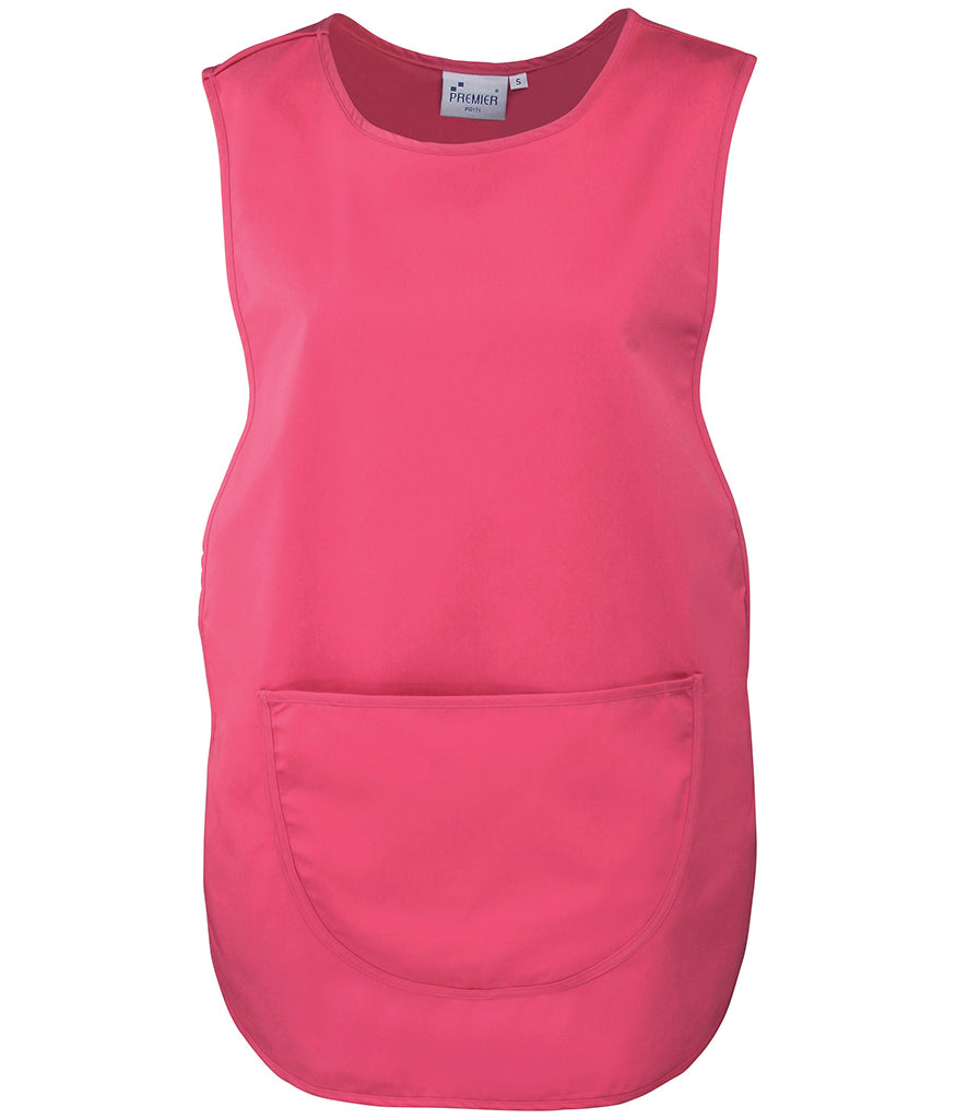 Fuchsia Pink Pocket Tabard - Left Chest Embroidered