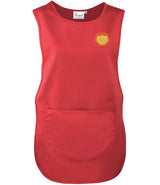 Red Pocket Tabard - Left Chest Embroidered (Staffwear)
