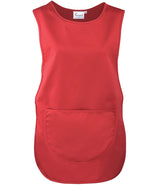 Red Pocket Tabard - Left Chest Embroidered (Staffwear)
