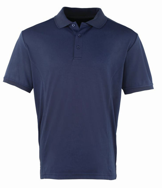 Navy Piqué Polo Shirt - Left Chest Embroidered
