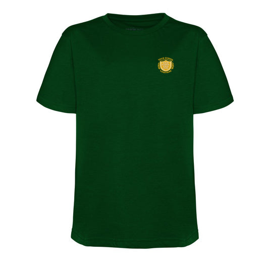 Bottle Green Phoenix T-Shirt - Left Chest Embroidered