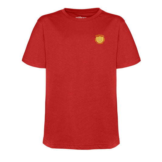 Red Phoenix T-Shirt - Left Chest Embroidered