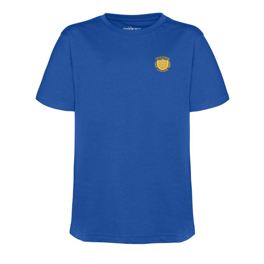 Bright Royal Phoenix T-Shirt - Left Chest Embroidered