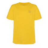 Sunflower Yellow Phoenix T-Shirt - Left Chest Embroidered
