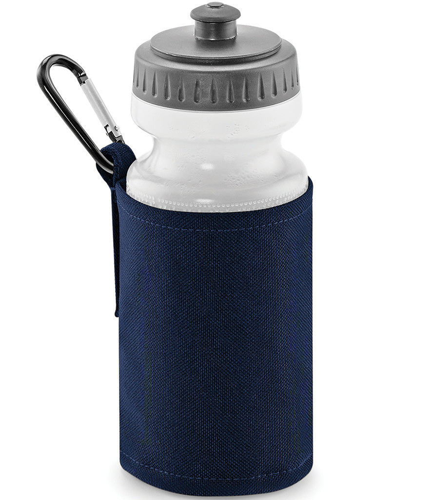 Navy Water Bottle & Holder