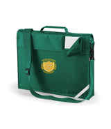 Bottle Green Junior Book Bag with Strap - Bag Decoration
