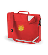Bright Red Junior Book Bag with Strap - Bag Decoration

