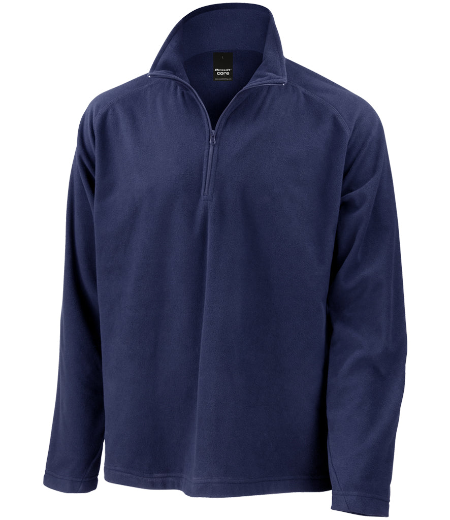 Navy Performance Micro Fleece - Left Chest Embroidered