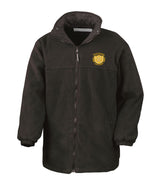 Brown Waterproof Fleece-Lined Coat - Left Chest Embroidered
