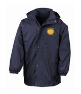Navy Adult Waterproof Coat - Left Chest Embroidered
