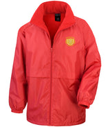 Red Lightweight Micro Fleece-Lined Jacket - Left Chest Embroidered
