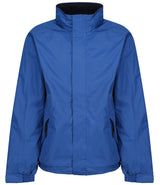 Royal/Navy Fleece-Lined Jacket - Back and Left Chest Print
