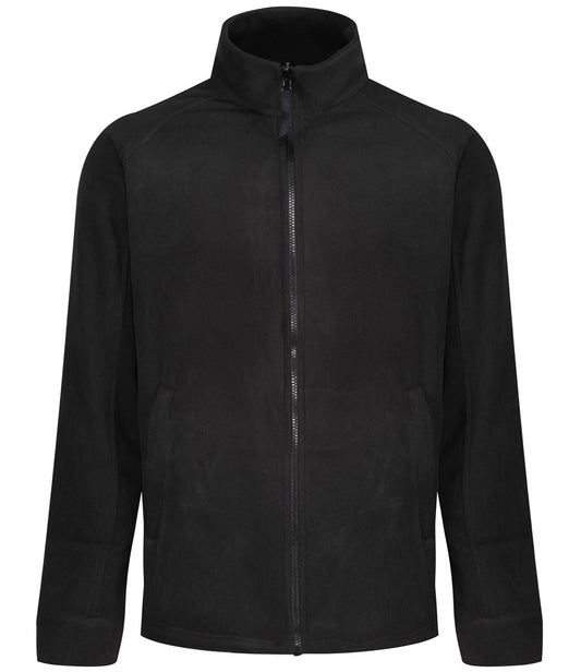 Black Fleece Jacket - Left Chest Embroidered