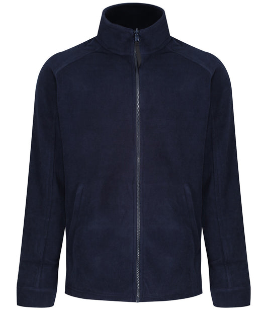 Dark Navy Fleece Jacket - Left Chest Embroidered