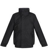 Black/Ash Insulated Waterproof Jacket - Left Chest Decoration - Teamwear LC
