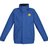 Royal/Navy Insulated Waterproof Jacket - Back and Left Chest Print
