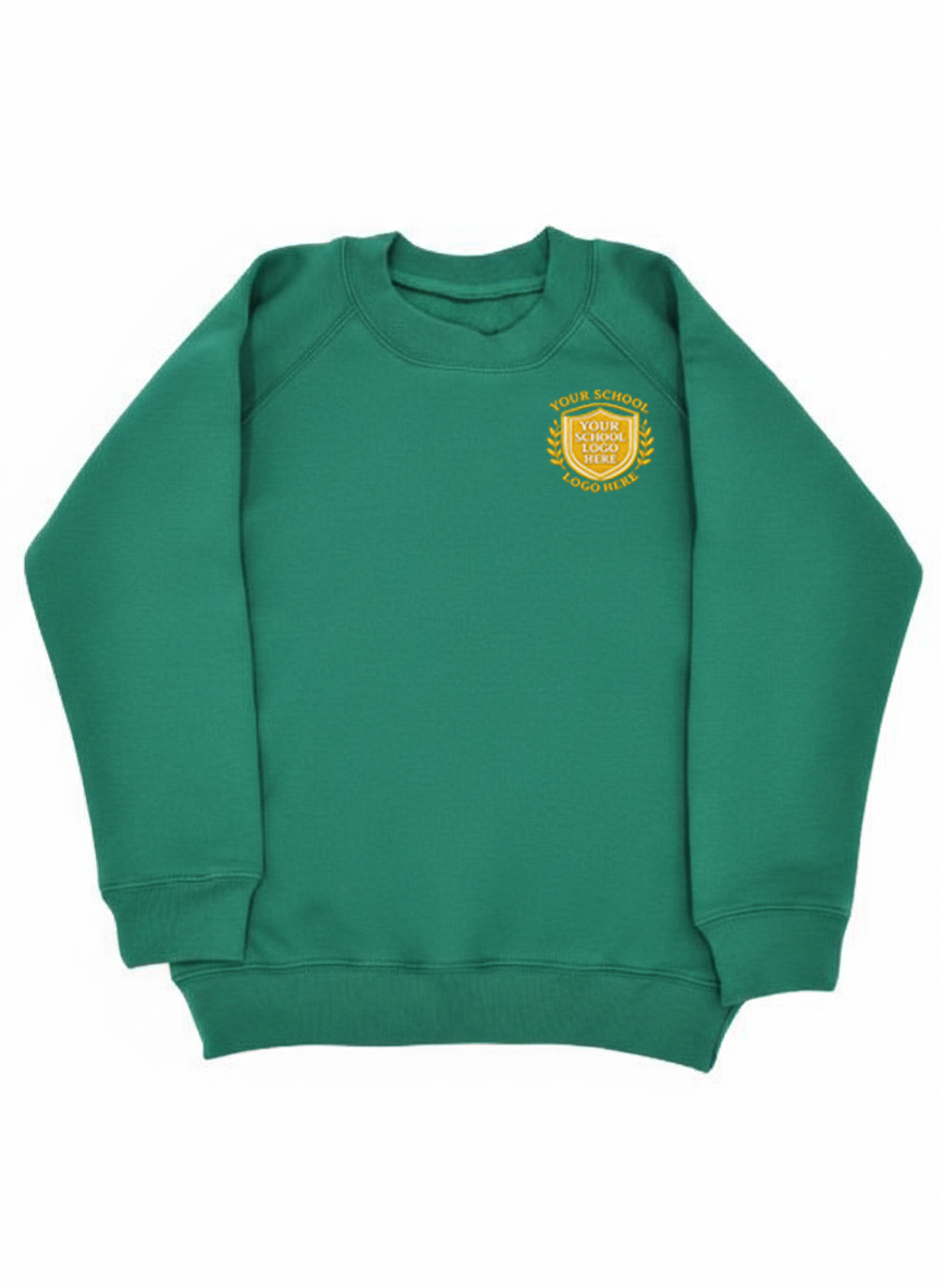Jade Sports Sweatshirt - Left Chest Embroidered