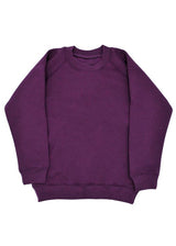 Purple Sports Sweatshirt - Left Chest Embroidered
