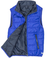 Royal/Navy Children's Padded Body Warmer - Left Chest Embroidered
