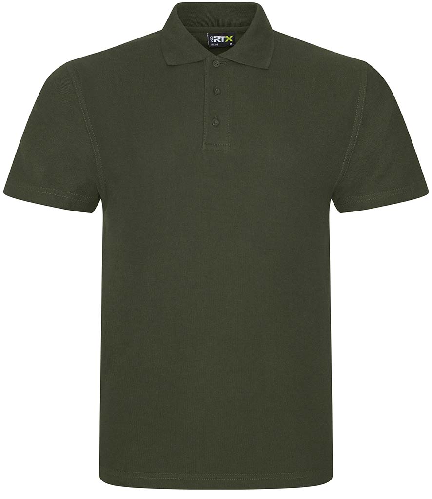 Khaki Polo Shirt - Left Chest Embroidered