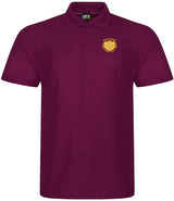 Burgundy Polyester Polo Shirt - Left Chest Embroidered (Staffwear)
