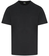 Black T-Shirt - Left Chest Decoration - Multi-colour print LC
