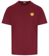 Burgundy RTX T-Shirt - Left Chest Embroidered (Staffwear)
