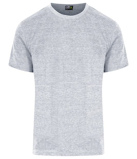 Heather Grey T-Shirt - Left Chest Embroidered