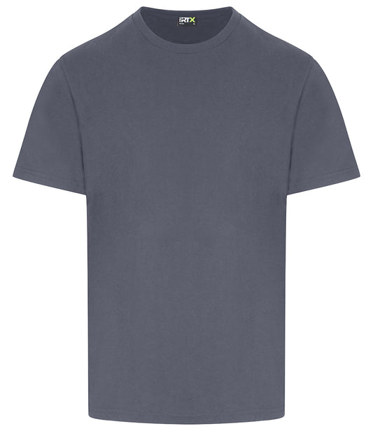 Solid Grey T-Shirt - Left Chest Embroidered