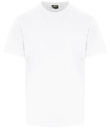 White T-Shirt - Left Chest Decoration - Multi-colour print LC
