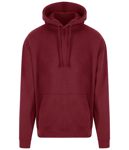 Burgundy Hoodie - Left Chest Embroidered