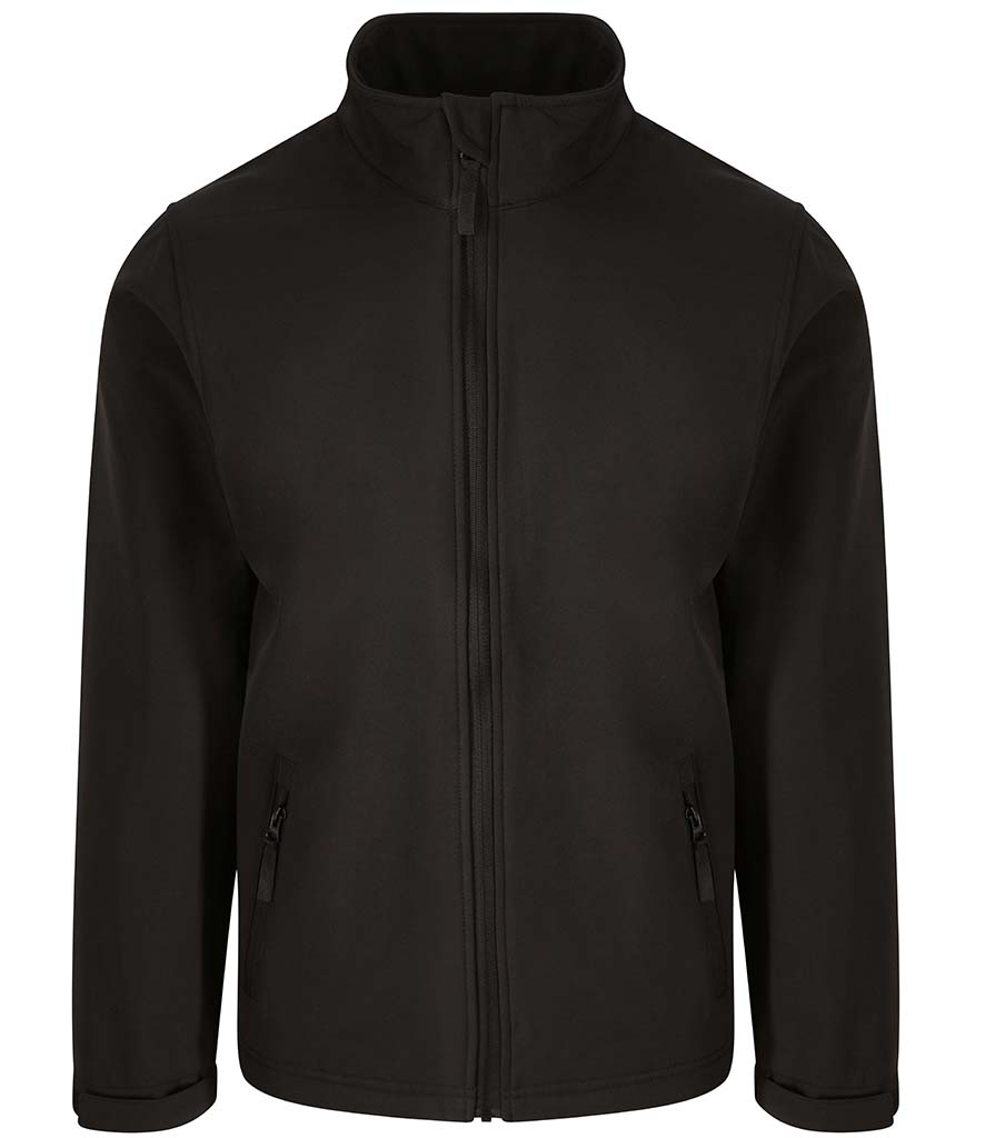 Black Softshell Jacket - Left Chest Embroidered