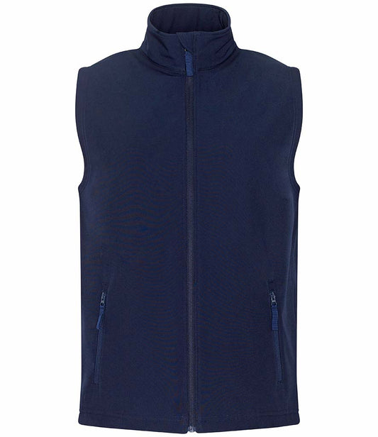 Navy Softshell Gilet - Left Chest Embroidered