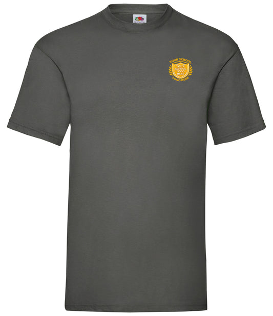 Light Graphite Value T-Shirt - Back and Left Chest Print