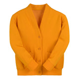 Amber Essential Sweat Cardigan - Left Chest Embroidered
