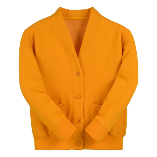 Amber Essential Sweat Cardigan - Left Chest Embroidered