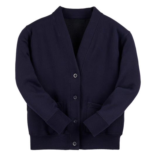 Navy Essential Sweat Cardigan
