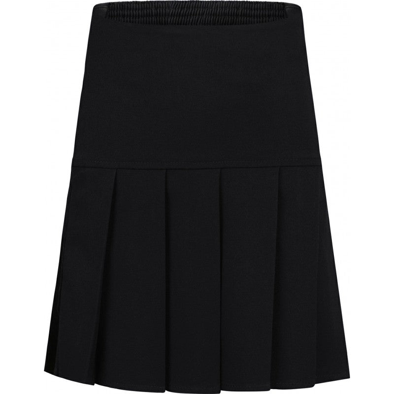 Black Fan Pleat Skirt