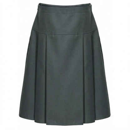 Drop Waist Pleated Skirt