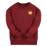 Bordeaux Essential Crew Neck Sweatshirt - Left Chest Embroidered
