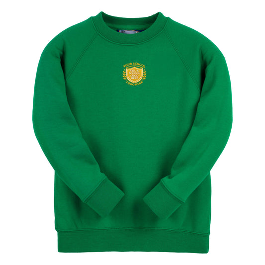 Emerald Essential Crew Neck Sweatshirt - Centre Chest Print