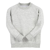 Ash Grey Classic Cotton Rich Crew Neck Sweatshirt - Left Chest Embroidered
