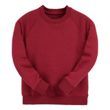 Bordeaux Classic Cotton Rich Crew Neck Sweatshirt - Left Chest Embroidered
