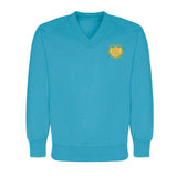 V-Neck Sweatshirt -  Left chest embroidered
