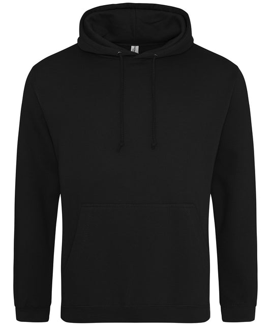 Black Sports Hoodie - Left Chest Embroidered