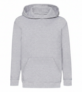 Grey Sports Hoodie - Left Chest Embroidered

