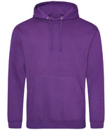 Purple Sports Hoodie - Left Chest Embroidered
