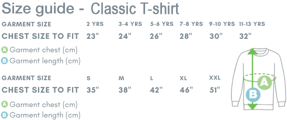 Red Classic T-Shirt - NEW SIZING - CHECK SIZE CHART - Left Chest Embroidered